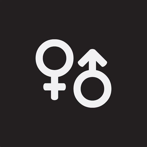 Premium Vector | Male and female symbols vector illustration