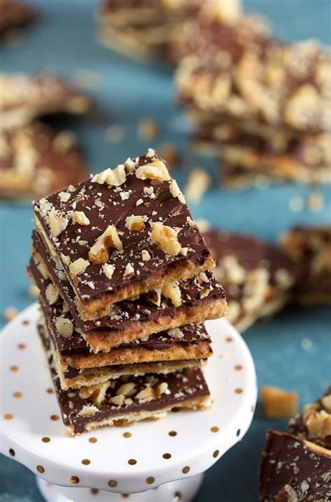 Insanely Easy Saltine Cracker Toffee Recipe - The Suburban Soapbox