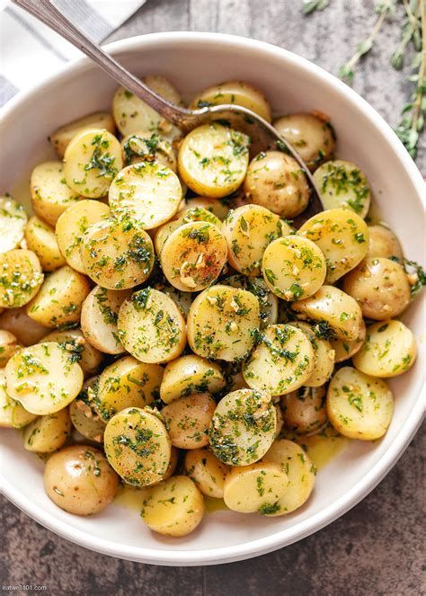 Fried Potatoes Recipe with Garlic Browned Butter – How to cook Baby ...