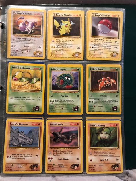 Pokémon cards from the 90s-1995 9698 binder2 | Etsy