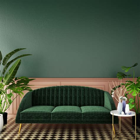 20+ Monochromatic Green Living Room – The Urban Decor