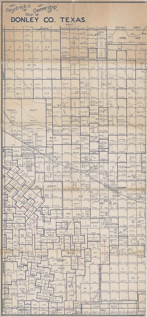 Heydrick's Ownership Map of Donley Co., Texas. - The Portal to Texas History