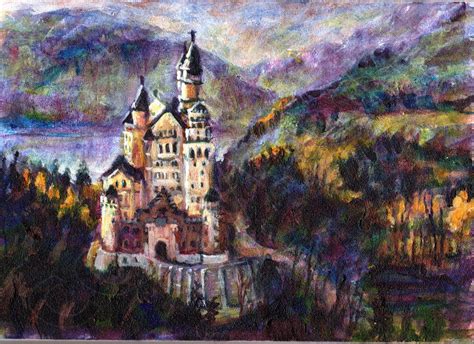 Neuschwanstein Castle - Dorrellart, The Paintings of David Dorrell