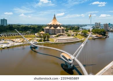 Kuching Sarawak Bridge Photos, Images and Pictures