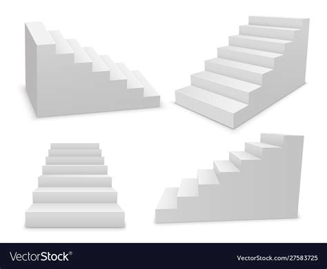 How To Draw 3d Staircase