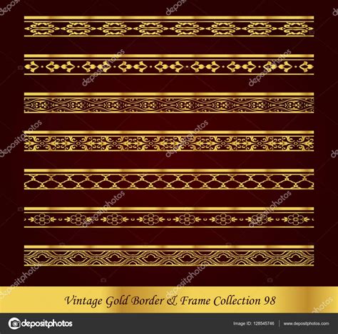 Bronze Border Frame Vector Composed Of Luxurious Gold - vrogue.co