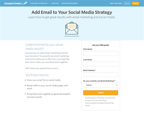 7 Constant Contact Landing Pages: Discover Which Elements Drive Action