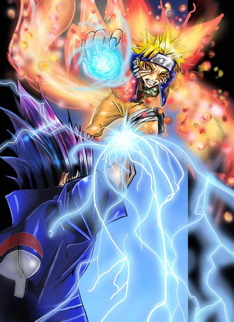 naruto sasuke fight by SketchSchmidt-Art on DeviantArt