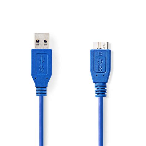 USB Cable | USB 3.2 Gen 1 | USB-A Male | USB Micro-B Male | 5 Gbps ...