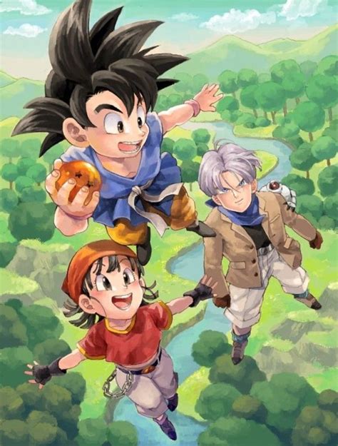 DBgt goku pan and trunks | Fond d'ecran dessin, Dessin goku, Personnages de dragon ball