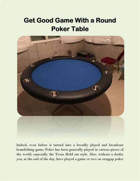 Round Poker Table by roundpokertable - Issuu