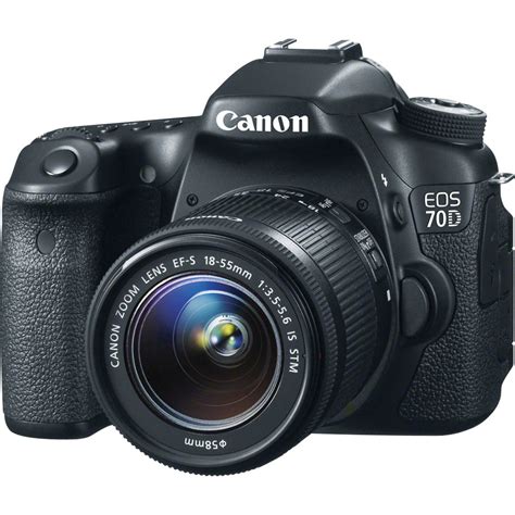 Canon EOS 70D DSLR Camera with 18-55mm f/3.5-5.6 STM Lens