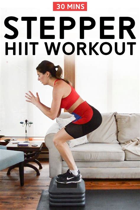 HIIT Stepper Workout (30 Mins, Total Body) | Pumps & Iron | Stepper workout, Step workout, Hiit ...