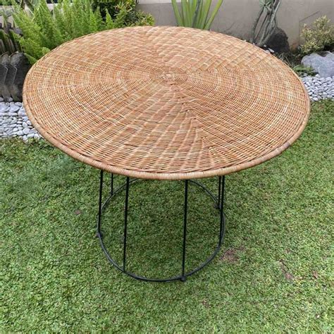 Rattan Round Dining Table - Furniture Source Philippines