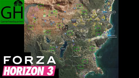 Forza Horizon 3: Barn Finds Guide and Map - Gamerheadquarters