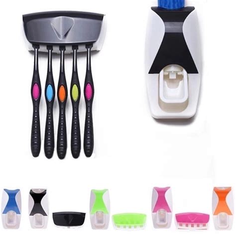 Toothpaste Dispenser And Toothbrush Holder | Shopee Philippines