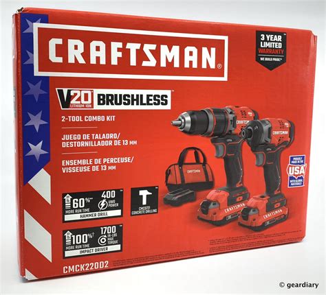 Craftsman V20 2-Tool Brushless Cordless Combo Kit Review: Ready for Your Biggest Jobs | GearDiary