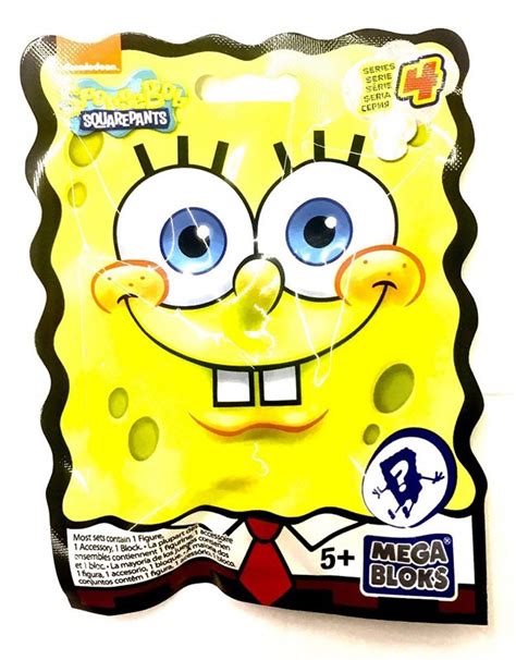 Mega Bloks SpongeBob Action Figures Series 4 Blind Bags Packs – Kids Time