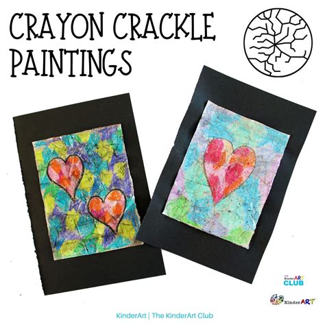 Crayon Crackle Painting Lesson Plan: Painting for Kids - KinderArt