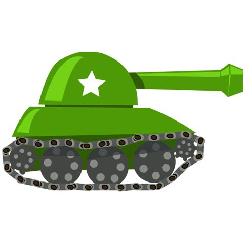 Cartoon tank vector image | Free SVG