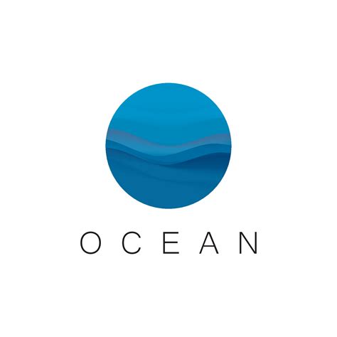 Ocean logo roundshape vector 27010905 Vector Art at Vecteezy