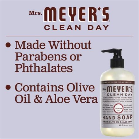 Mrs. Meyer's Clean Day Hand Soap Lavender Made Without Parabens or Phthalates, 12.5 fl oz - Kroger