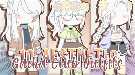 10 Aesthetic Gacha Club Outfits || With Codes || Free to use! - YouTube