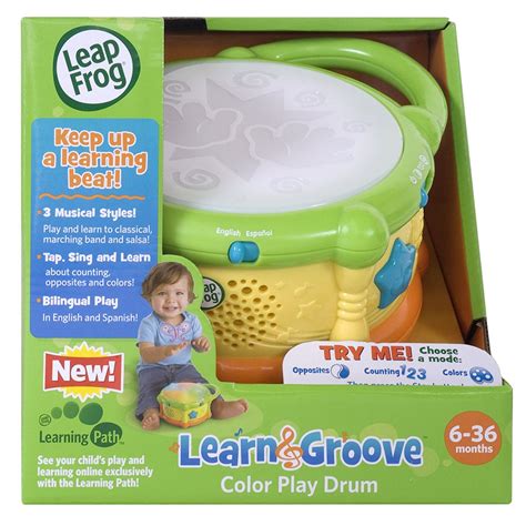 Leapfrog Learn and Groove Color Play Drum, Multi Color – AppuWorld