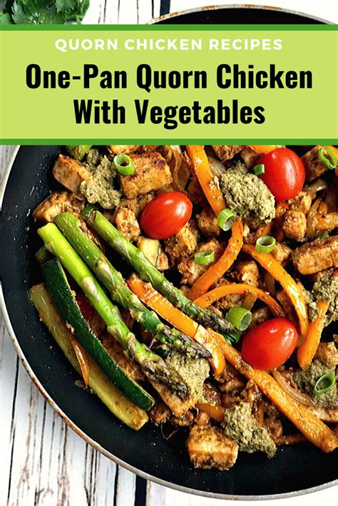 One-Pan Quorn Chicken With Vegetables in 2020 | Chicken recipes, Easy chicken recipes, Flavorful ...