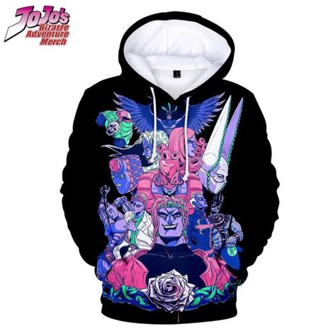 JoJo's Bizarre Adventure Hoodie Official Jojo Logo | Jojo's Bizarre ...