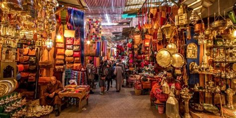 MOROCCO : THE SOUKS OF MARRAKECH - atlas mountain trekking, sahara ...