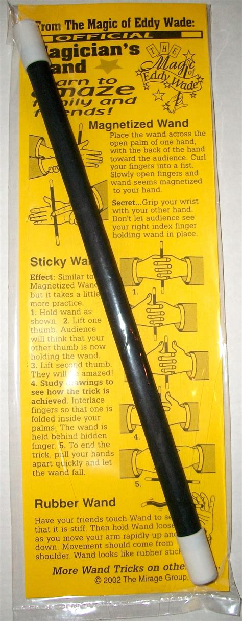 Official Magician's Wand with Trick Instructions - Magic Methods