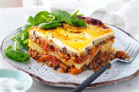 Lentil moussaka