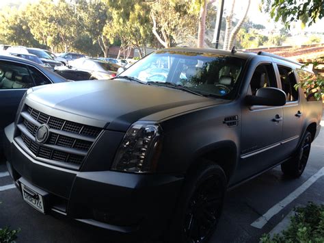 Cadillac Escalade Esv Matte Black | cadillac escala desport edition