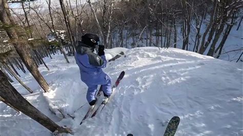 Skiing Black Mountain of Maine's Glades - YouTube