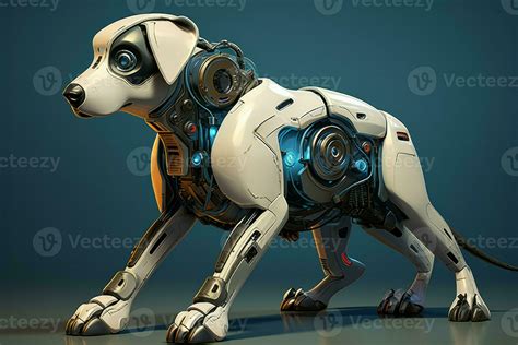 Metallic Robot dog head. Generate Ai 32609578 Stock Photo at Vecteezy