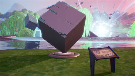 Fortnite: visit a memorial cube in the desert or by a lake