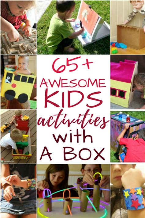 65 Awesome Cardboard Box Activities and Crafts for Kids