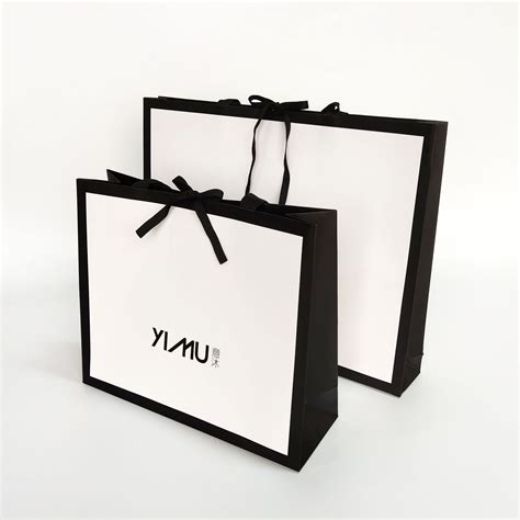 Large Custom Paper Shopping Bag with Company Logo - Bavora