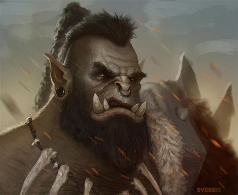 Orc Portrait by mirrors519 on DeviantArt