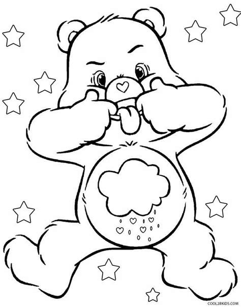 Care Bears Printable Coloring Pages - Printable Words Worksheets