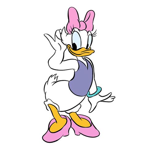 How to Draw Daisy Duck - Easy Drawing Tutorial For Kids