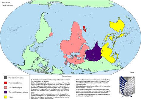 Look at this Attack On Titan world map the fact is you just gotta flip ...