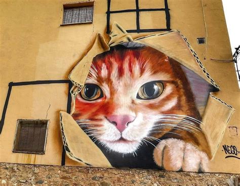 43 Purrfect Street Art Pieces: A Tribute to Our Feline Friends | STREET ...