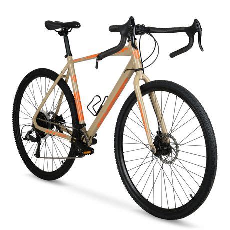 Hyper 700c Gravel Road Bike, Unisex, Aluminum frame, Tan Gloss ...