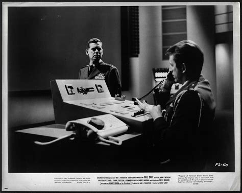 Fail Safe 1960s Original Photo Twilight Zone Actors Fritz Weaver Frank Overton | eBay