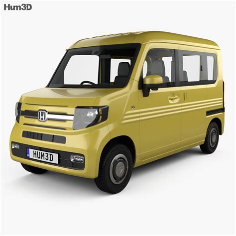 Honda N-Van Style Fun con interior 2018 Modelo 3D - Vehículos on Hum3D