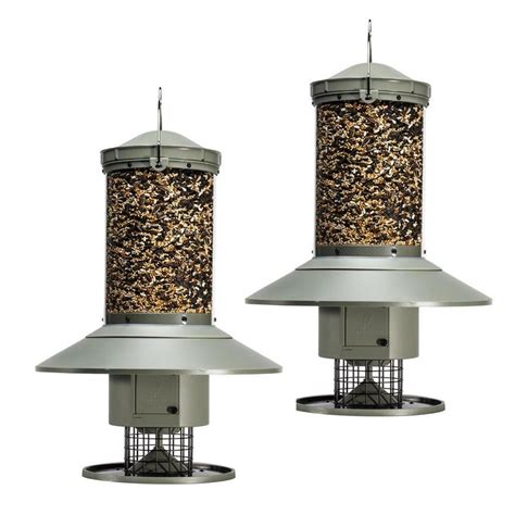 (2) Wingscapes AutoFeeder 1 Gallon Backyard Bird Feeders w/ Programmable Timer - Walmart.com ...