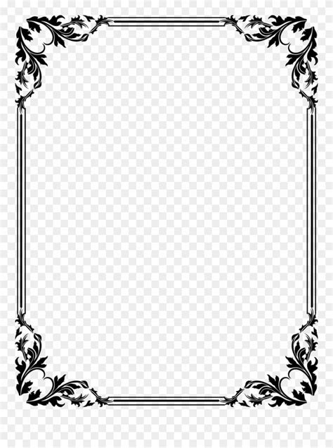 Download Page Borders Designs Cliparts Co Latest Border Clipart - Black ...