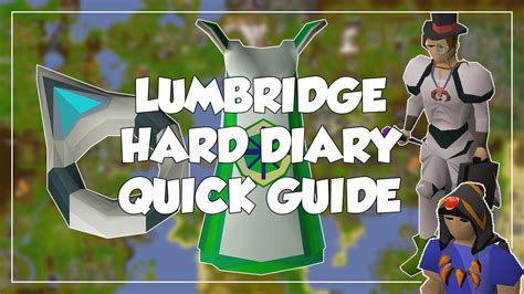 Lumbridge Hard Diary Quick Guide - Old School Runescape/OSRS - YouTube